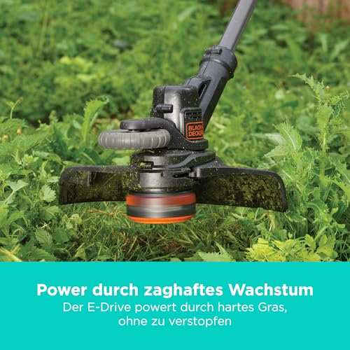 BLACK+DECKER POWERCONNECT Akku-Rasentrimmer (ohne Akku und Ladegerät), 28cm, STC1820PCB-XJ