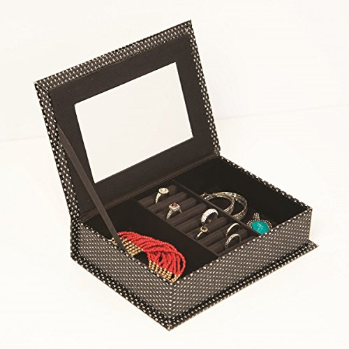 Richards Homewares Bling Slim Joyero de piel sintética Cover