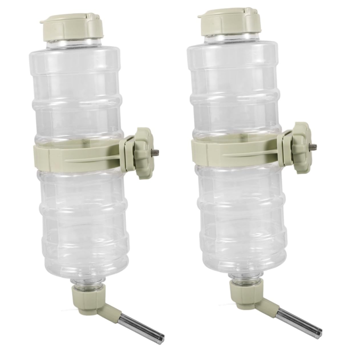 BESPORTBLE 2piezas Botella De Agua para Dispensador Automático De Agua para Conejos Hámsters y Bebedero y para Jaulas Verde