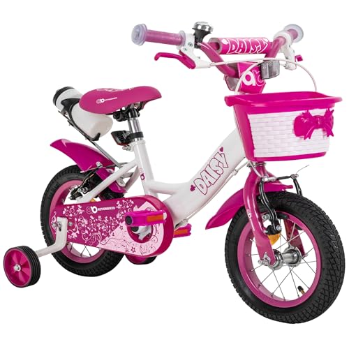 Actionbikes Kinderfahrrad Daisy 12 Zoll | Kinder Fahrrad für Mädchen - Ab...