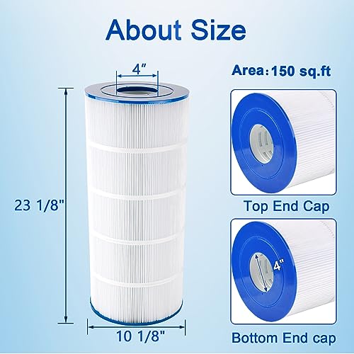 PELLUCID Pool Filter Compatible with Hayward CX150XRE, Hayward SwimClear C150S, PA150S, Unicel C-9441, Ultral-D4, 150 sq.ft, 1 Pack