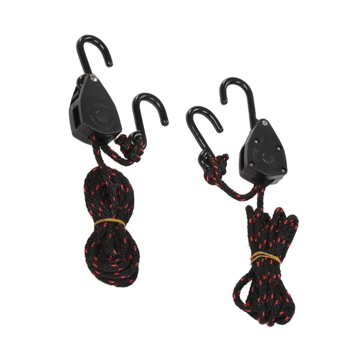 BESPORTBLE 2 Pcs Kayak Canoe Boat Bow Stern Tie Down Straps Ratcheting Rope Hangers