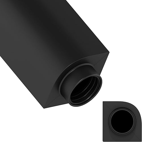 Miniatura 7 de Furinno Turn-N-Tube Mesa auxiliar, mesa auxiliar de mesa de 2 niveles gruesos con ruedas, mesa de noche de montaje sin herramientas, mesa de noche