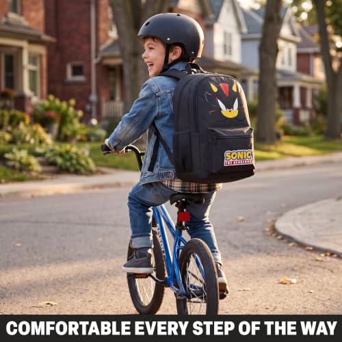 Get Trend Sonic The Hedgehog Boys Backpack, Padded Adjustable Strap, 18 in by Get Trend - Used condition - Image 7