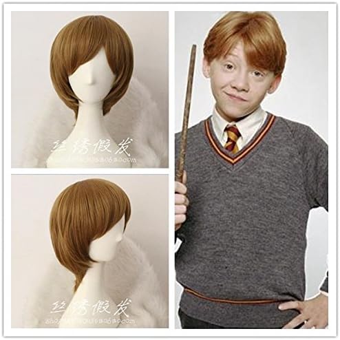 And Ron Weasley Light Brown Short Hair And Fake Hair Wig High Temperature Wire Send Distribution S
