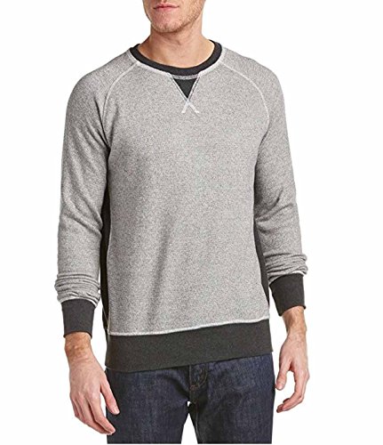 Jachs New York Men's Crew Neck Sweater (Large, Grey)