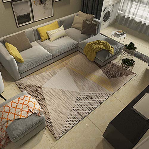 Tapis moquette géométrique chambre et foyer - Dimensions 120 * 160 cm - 2