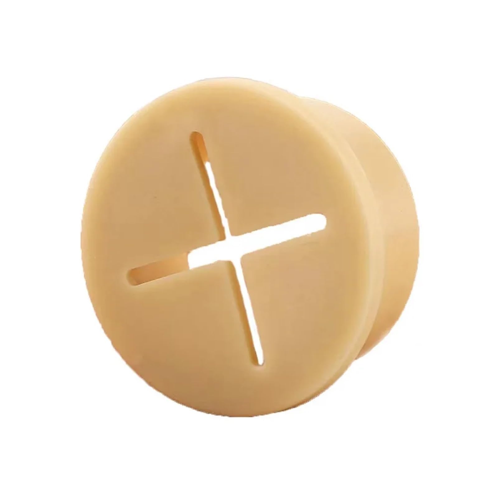Desk Cable Grommet 30pcs Computer Cables Desk Hole Cover Cable Cord Grommets Wire(Yellow,20mm)