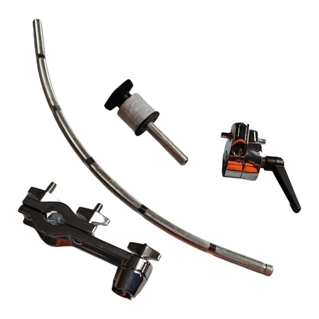 1 Pezzo Attacco Piatti Stacker Accessorio Hardware Supporto Strumento Percussione Stabilità Elevata Materiale Zinco Adatto per Gruppi Musicali Prove P, con Staffa di