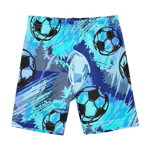 Toddler Girl Biker Shorts Cotton Shorts for Under Dresses 4t Baby Summer Abstract Soccer Balls