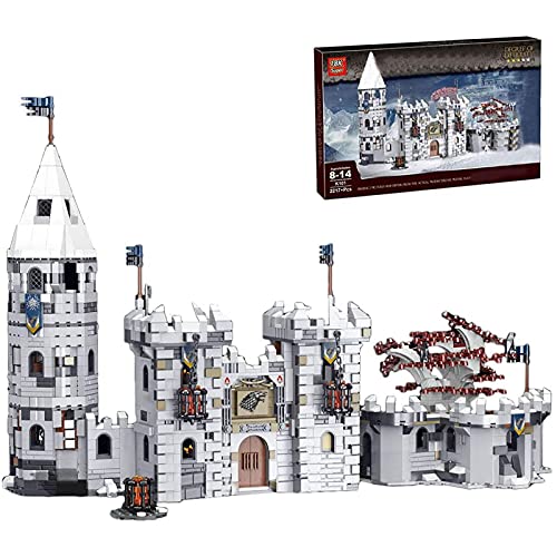 sookin Bausteine Architektur Modell, 2217 Klemmbausteine Architektur Baustein Modell Winterfell Custom Bauspiel, Modular…