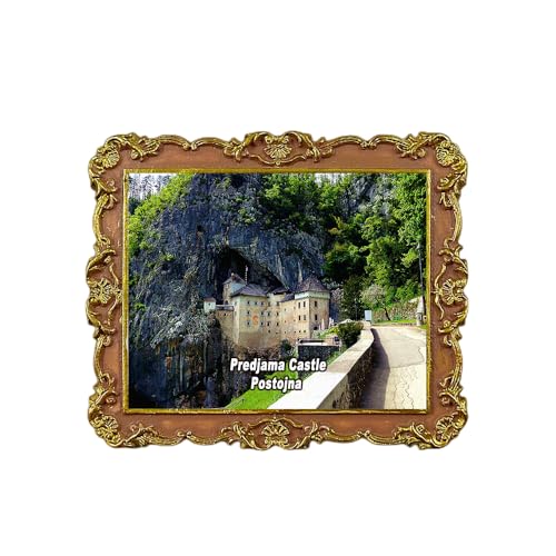 Imán decorativo castillo Predjama Postojna miniatura 1