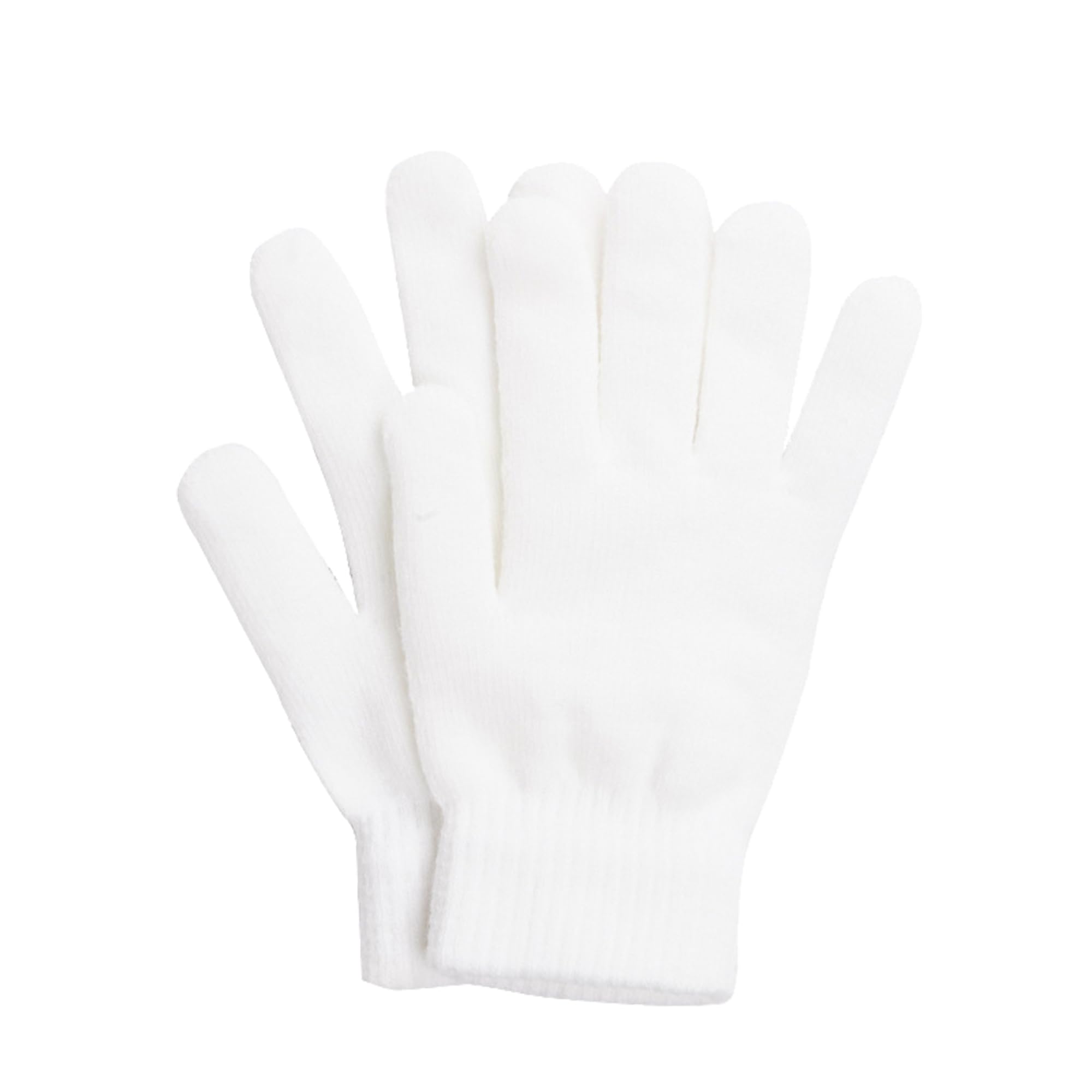 Stretchy Mittens Sports Knitted Gloves Unisex Magic Gloves Winter Full Finger Elastic Warm Mittens for Women Men