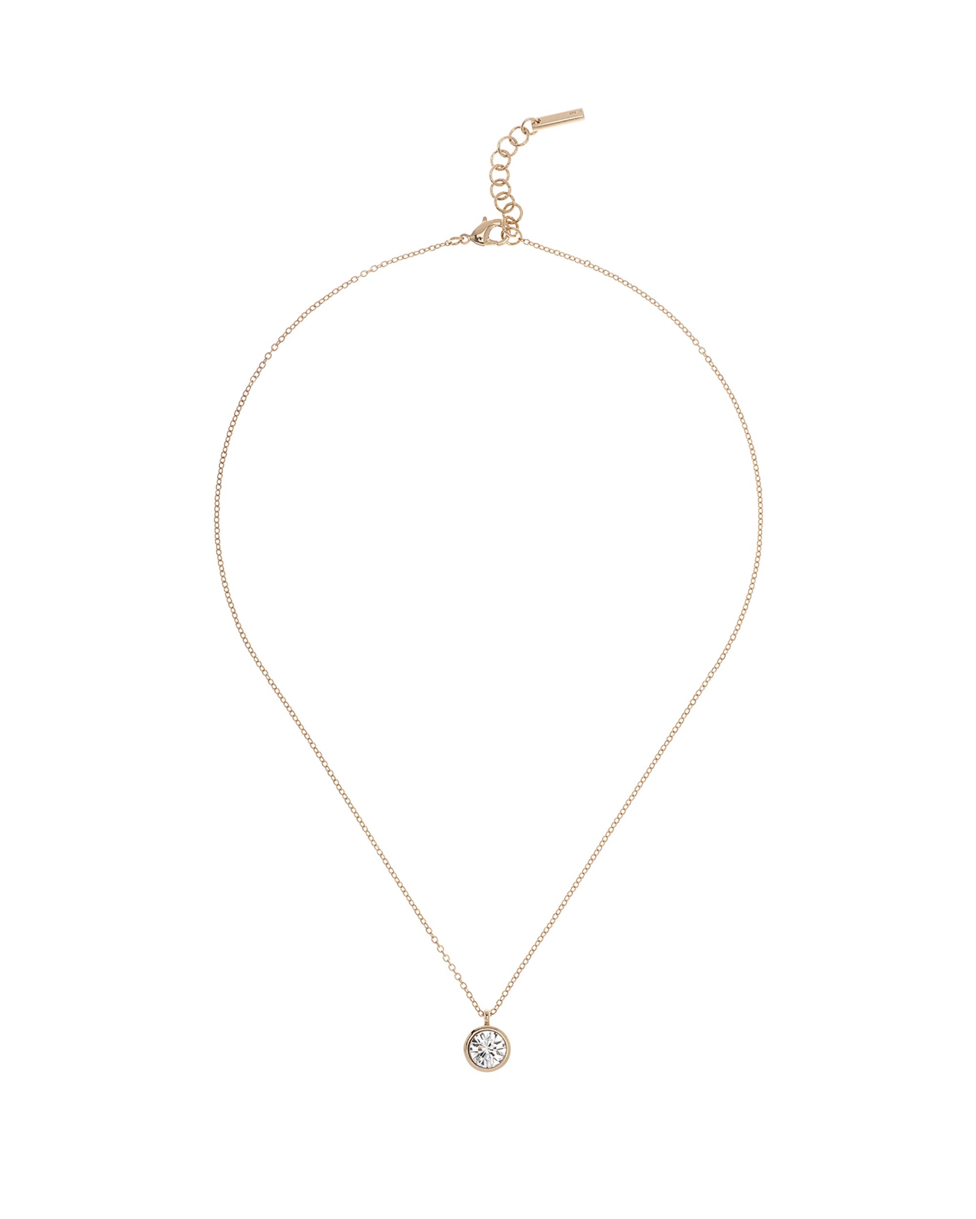 Karen Millen Collar con colgante de punto de cristal para mujer