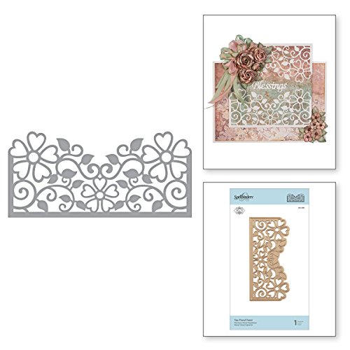 Spellbinders Shapeabilities Top Floral Panel Die, Metal, Brown, 22.2 x 12.8 x 0.2 cm - Image 2