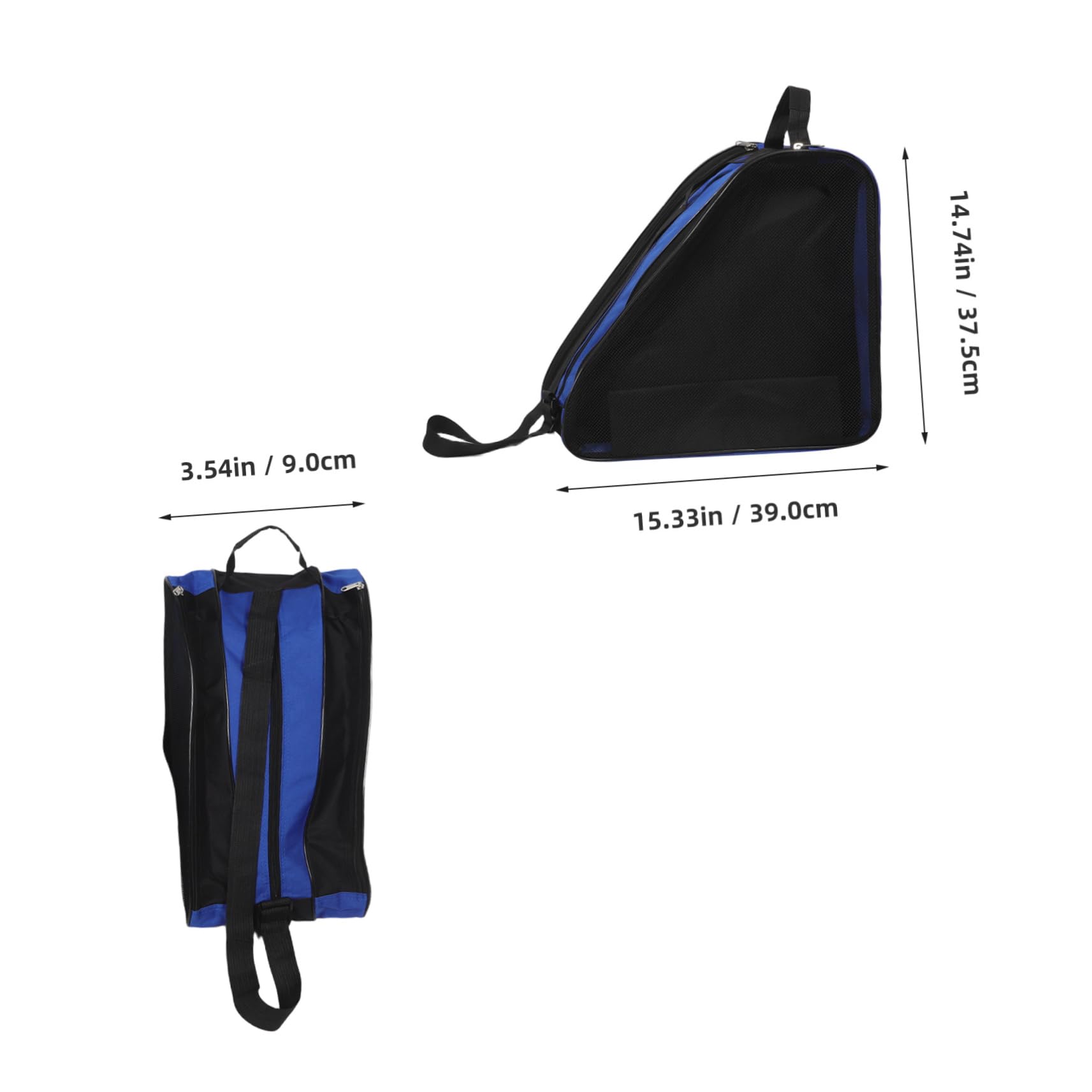 Toyvian Borsa per Pattini a Rotelle 2 Pezzi, Capienza Grande in Oxford | Scomparti Separati e Tracolla Regolabile, per Ragazzi, per Uso Outdoor e Stoccaggio, Mantiene Contenuto Asciutto
