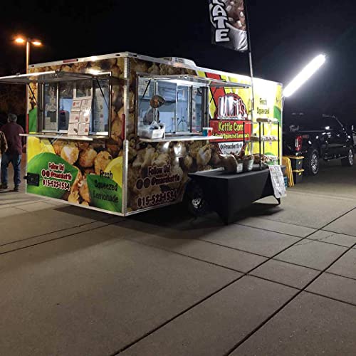 Food Truck Service Area Light – Single 5 Foot Pole 10,000 Lumens miniatura 4