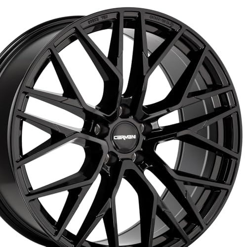 4x Carmani alloy rims 20 Ludwig 9.0x20 ET45 5x108 black
