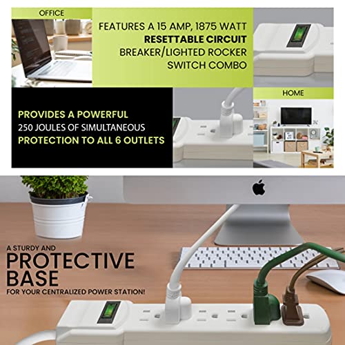 Go Green Power Inc. GG-16103M-12 6 Outlet Surge Protector thumb #6