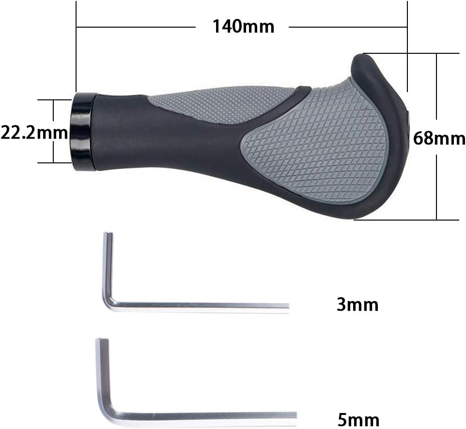 Dymoece - Puños Para Manillar De Bicicleta De Montaña, Diseño