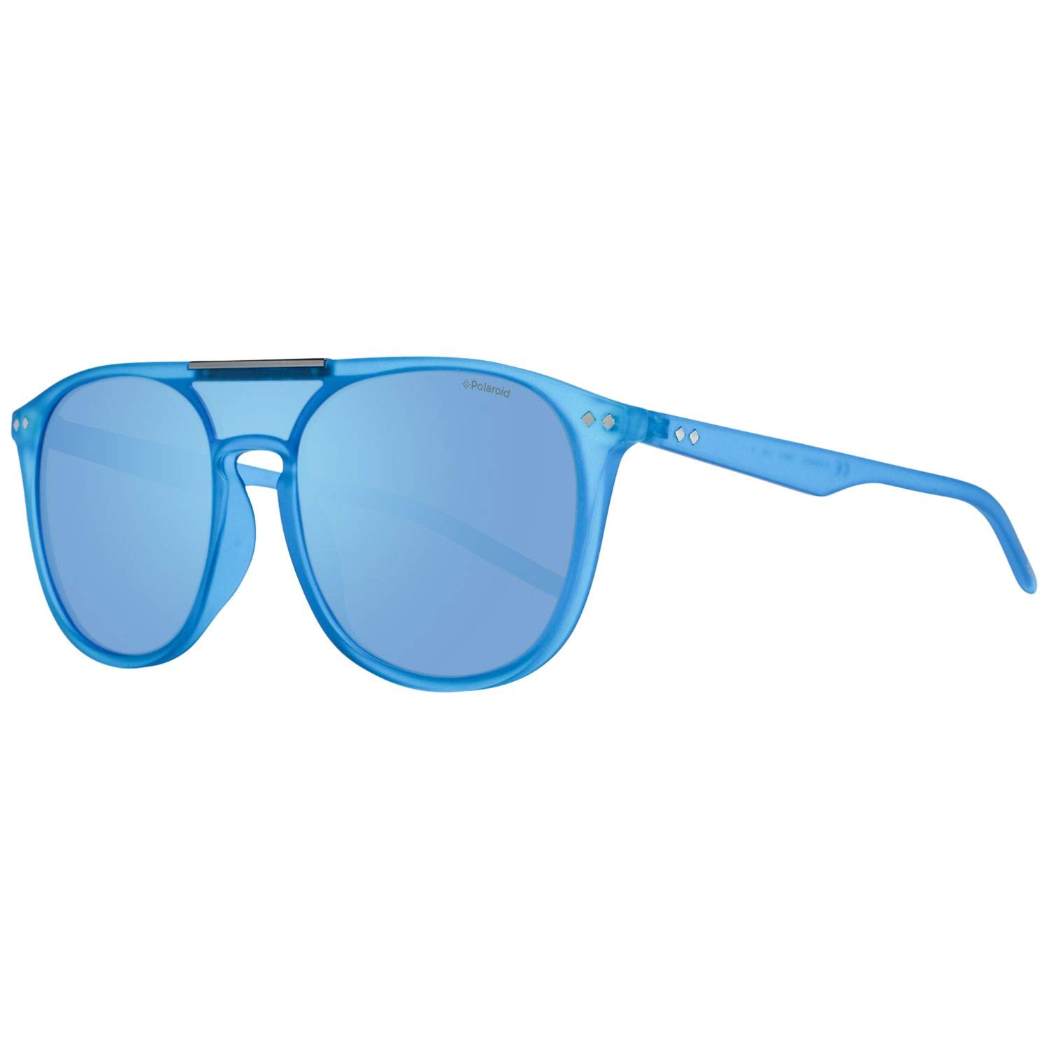Polaroid Unisex Blue Plastic Sunglasses Polarized Mirrored Protection - Sunglasses - One Size- Accessories