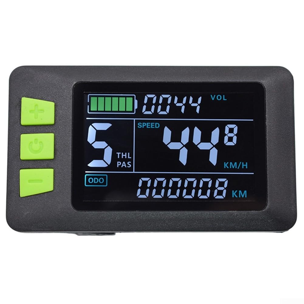 Compteur LCD ABS 87mm pour E-Scooter 5PIN Compteur LCD ABS 87mm