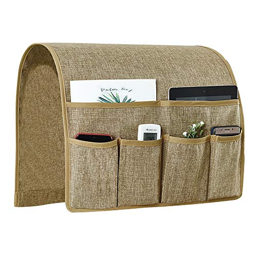 Joywell Sofa Armrest Organizer, Couch Arm Chair Caddy with 6 Pockets for Magazine