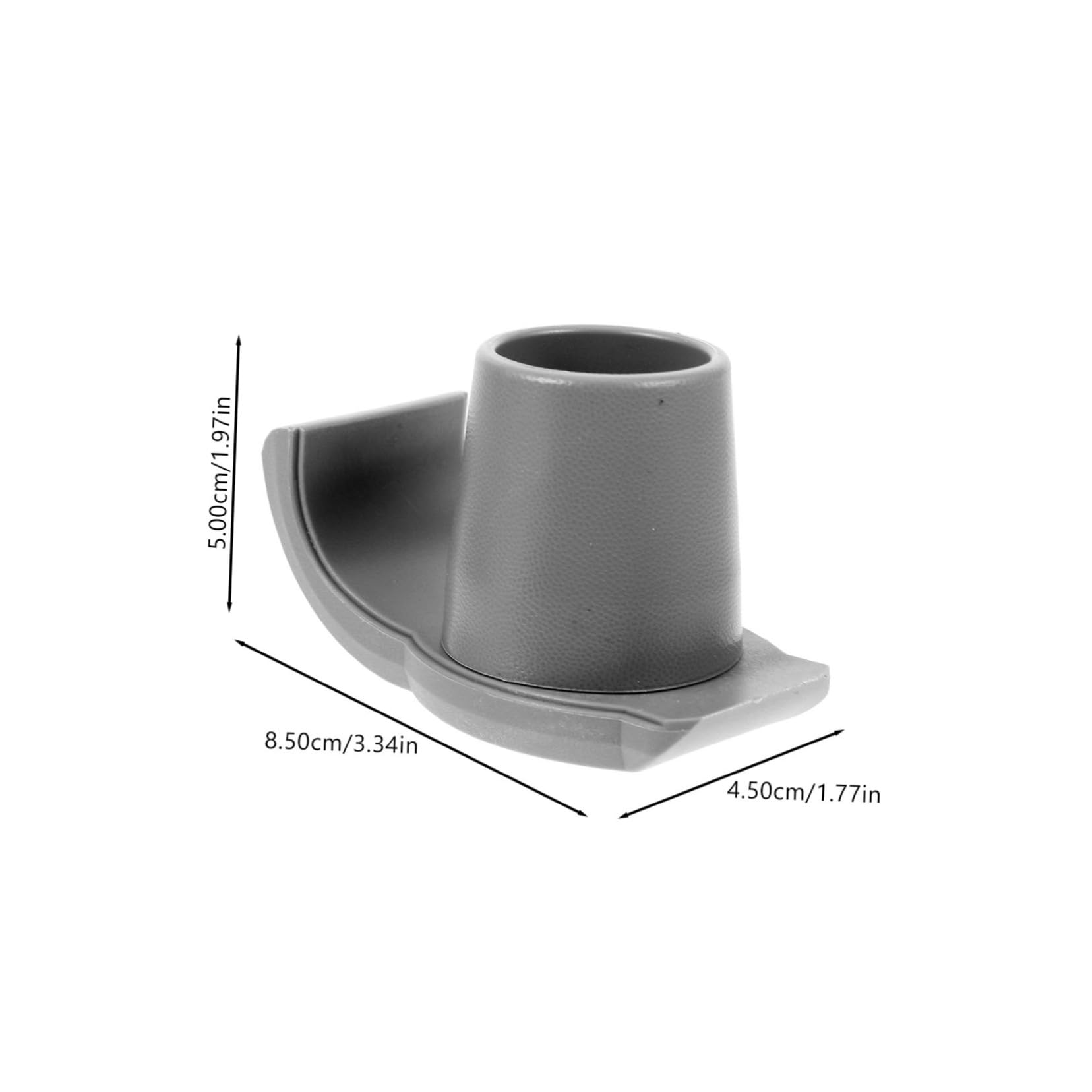 FOMIYES Cane Walking Stick Tips 2pcs Crutch Tip Replacement Cane Accessories Pads Rubber Tip for Canes