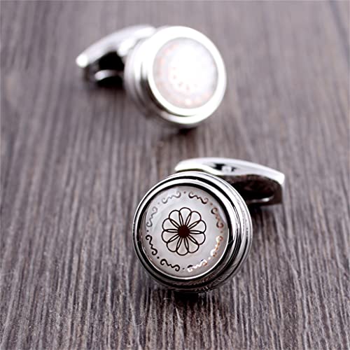 MYVVKIA Gemelli per Camicia con Bottoni Rotondi a Forma di Corte, per Uomo e Donna