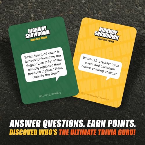 Highway Showdown Trivia Game