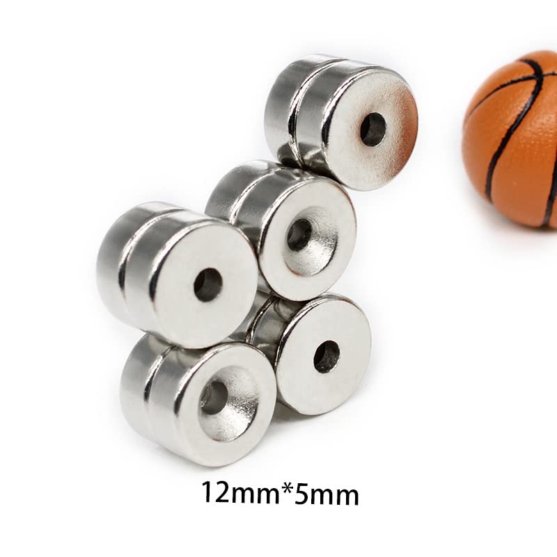 5/10/20/50/100PCS 12x5-4 Round 12 * 5 mm Hole 4 mm Permanent Neodymium Disc 12 * 5-4 Round Countersunk Magnets(5PCS)