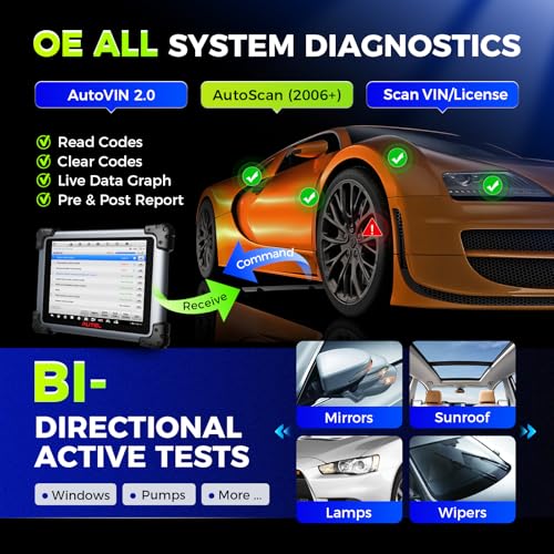 Autel MaxiSys Elite II Pro Scanner, 2026 2 Years Free Update Elite 2 Pro, J2534 Reprogramming Tool as Ultra MS909 MS919 Up of MS908SP II MK908P II, Motor TruSpeed, 45+ Resets, CAN FD DoIP, 3K+ Test - Image 7