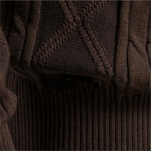 Men Casual Single Breasted Solid Color Cotton Argyle Cardigan Business Mens Cardigans Winter Fashion Sweater Man4