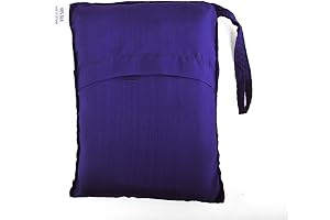 Purple Blue Pure Silk Sleep Sack for Adults on the Go