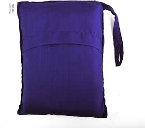 Purple Blue 100% Pure Mulberry Silk Single Sleeping Bag Liner Travel Sheet Sleepsack 83&#34;x33&#34;