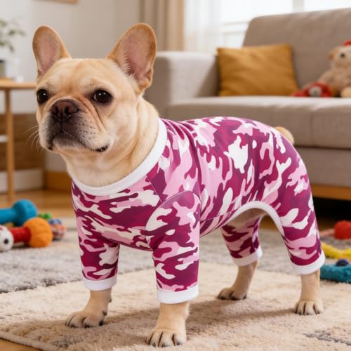 Camisa para perros, talla S, color rojo miniatura 4