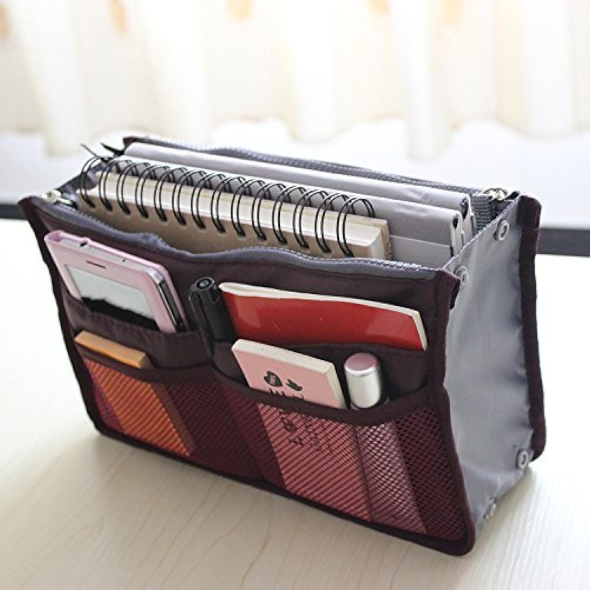 Handbag Organizer for Easy Switching, Maroon