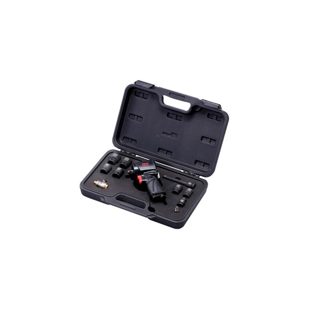 M7 - Coffret clé à chocs pneumatique compacte 1/2" 900 Nm NC4650 avec accessoires - NC4650KIT - M7