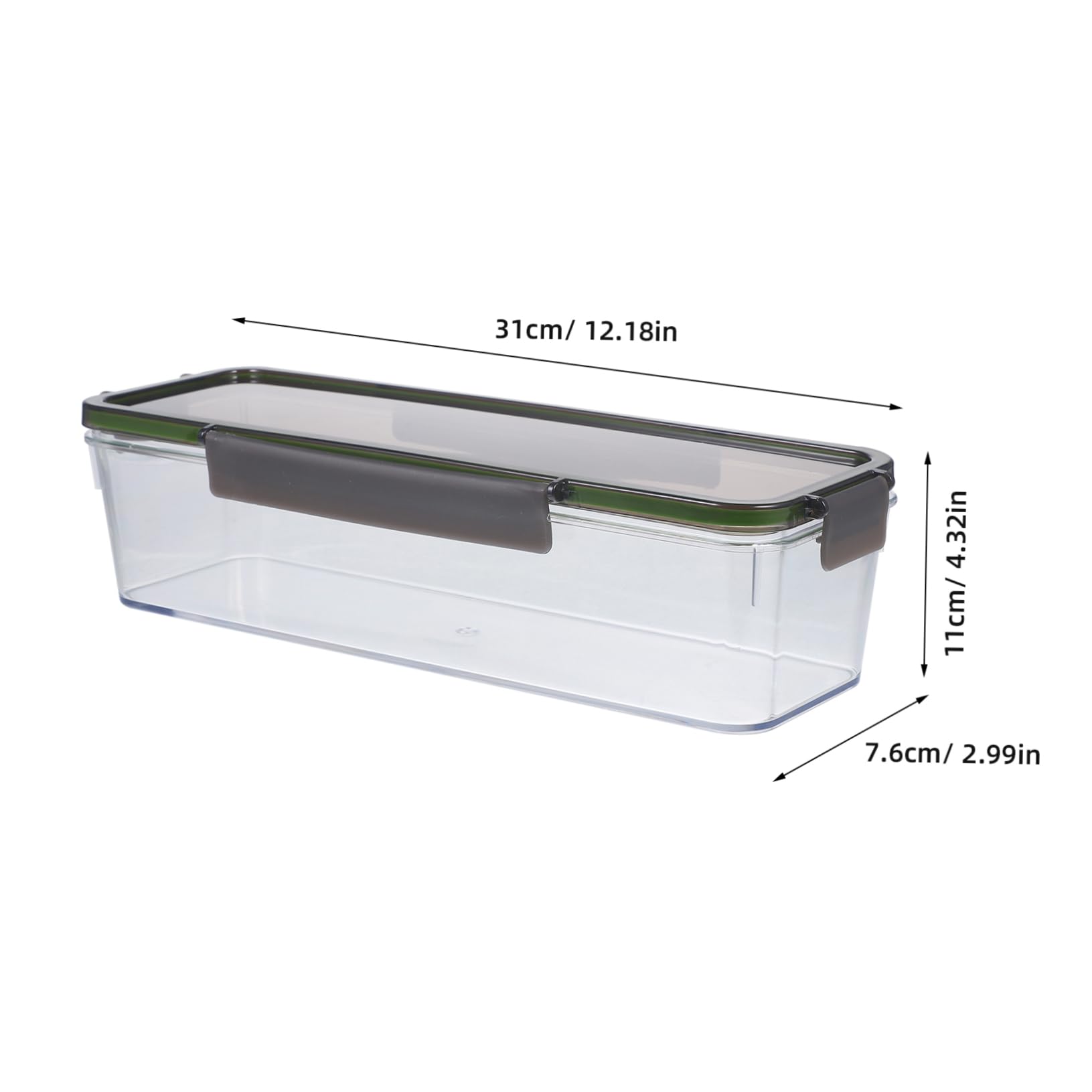 BEBEMOKO Dessert Storage Box for Refrigerator Airtight Container for Cakes Pastries Desserts Pet Material Transparent Design for Easy Organization Freshness Retention