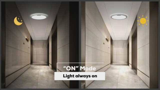 BLNAN Motion Sensor Ceiling Light Wired, 8.7 Inch 3000K 4000K