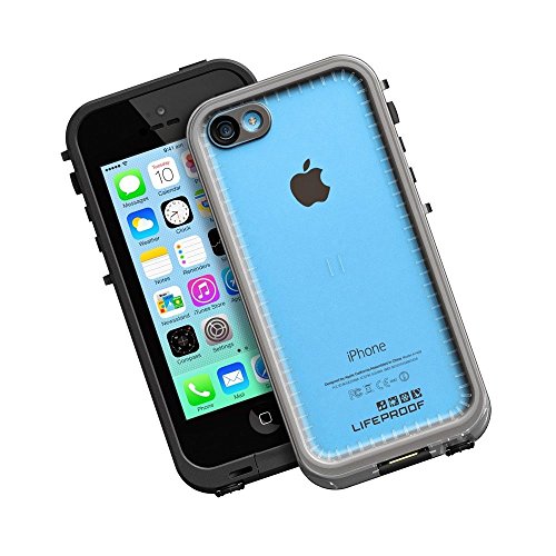 LifeProof FRĒ iPhone 5c Waterproof Case - Retail Packaging - BLACK/CLEAR
