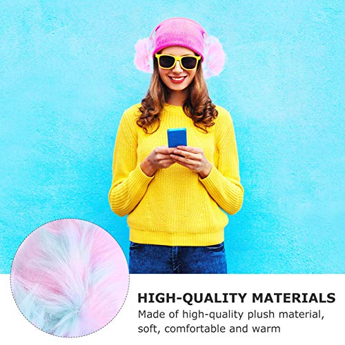 SOIMISS Protetores de ouvido coloridos para inverno aquecedores de orelhas ajustáveis requintados pa