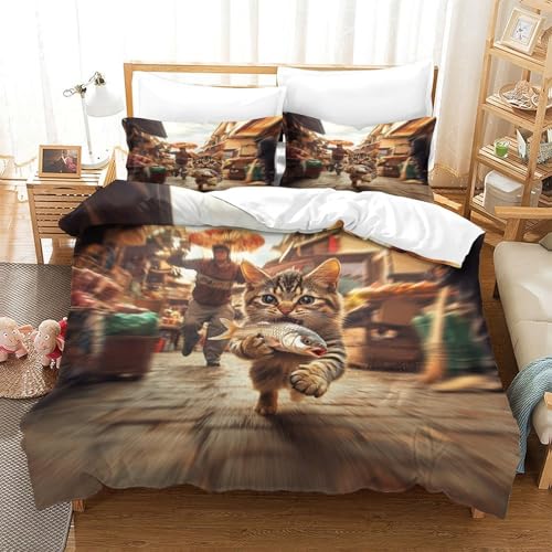 Housse de couette 3D en microfibre douce premium impression haute définition