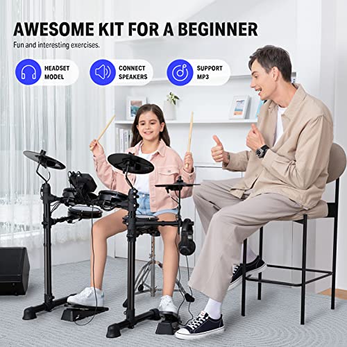 Donner DED-80 Electronic Drum Set and Mini Electric Drum Amp 20W - image 4