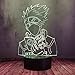 Produktbild Japanische Naruto Kakashi Hatake Icha Icha Paradaisu Figur Pop-Anime-Modell, 3D-Spielzeug-Lampe, Nachtlicht für Kinderzimmer,,Schreibtischlampe, Kinder, Teenager, Weihnachten, Party,, bunte Blitze