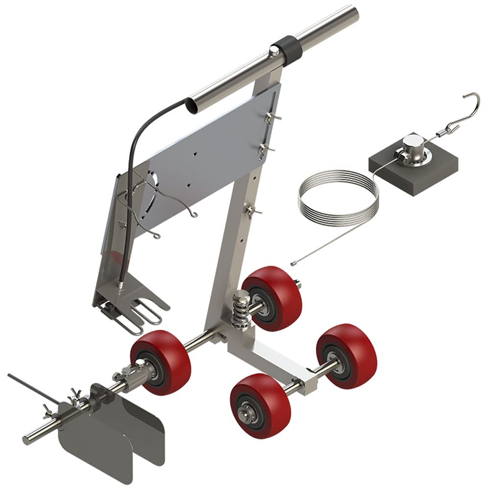 UMJIGF Wheel Transfer Line Marking Machine, Line Marker Machine, Lane Marking Applicator, Marking Works with Road or Grass Marking Paint, Court Scribing Device for Schools, Sports Surfaces, Factory