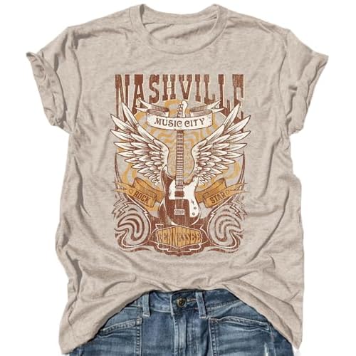Smooth As Tennessee Women Vintage Country Shirts Nashville Country Concert T Shirt Summer Casual Retro Graphic Tees Top