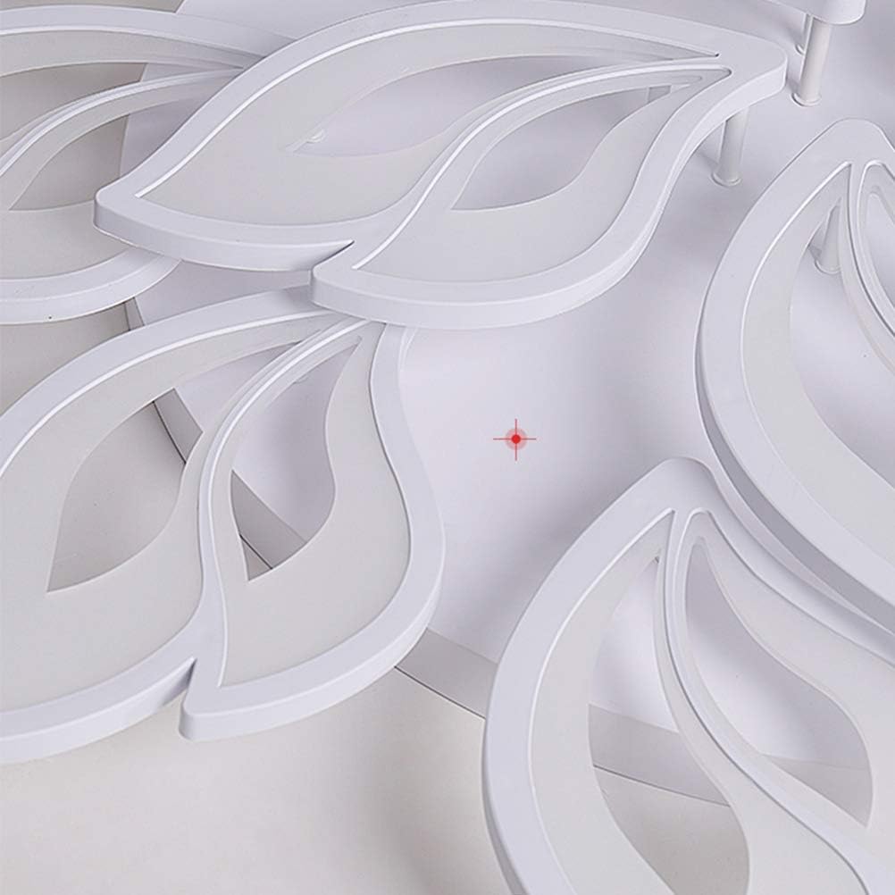 Gеt Pорulаr оƒƒеr Phlilqe Dimmable LED Ceiling Light Modern Metal Acrylic with Remote Control Flush Mount Ceiling Lamp Living Room Chandelier Chic Kitchen Hanging Lamp Bedroom Painted Finish Pendant Lighting(5 Petal)