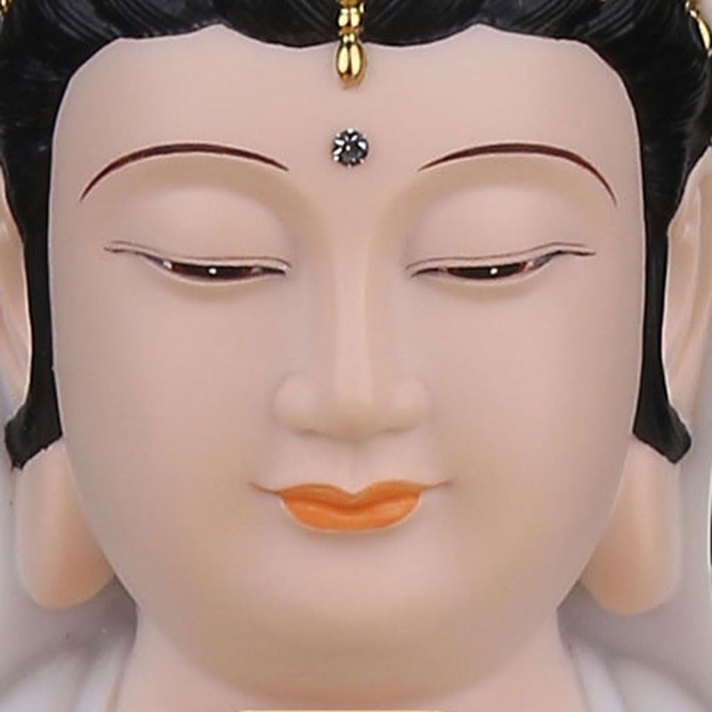 Statua Buddy do wnętrz kult do domu żywica posąg buddy ozdoby biuro salon zen buddyjski przedpokój dwór Guanyin ozdoby medytacyjna statua buddy rzeźba