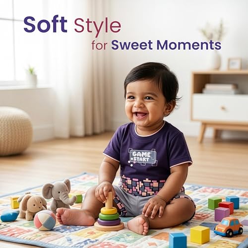 Image of LuvLap Baby Boys Full Sleeve Sweatshirt & Pyjama